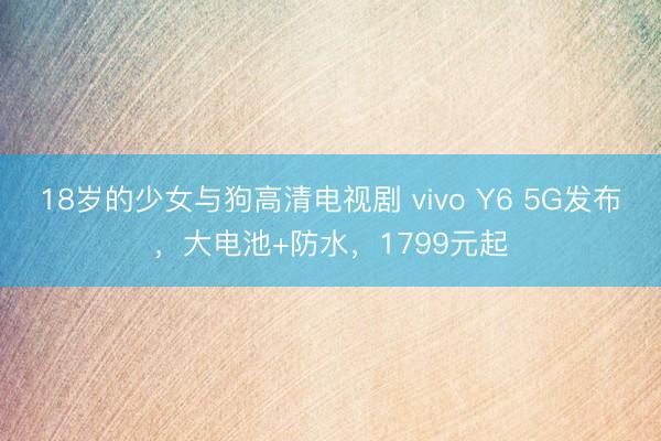 18岁的少女与狗高清电视剧 vivo Y6 5G发布，大电池+防水，1799元起