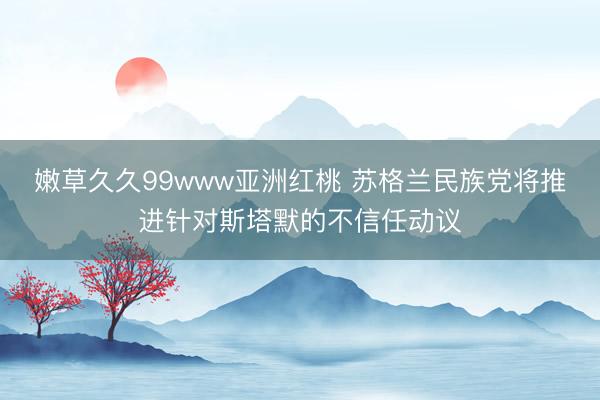 嫩草久久99www亚洲红桃 苏格兰民族党将推进针对斯塔默的不信任动议