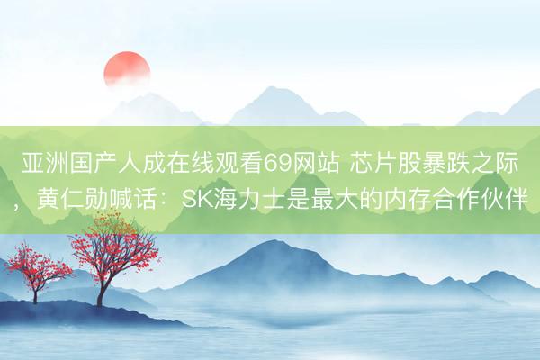 亚洲国产人成在线观看69网站 芯片股暴跌之际，黄仁勋喊话：SK海力士是最大的内存合作伙伴
